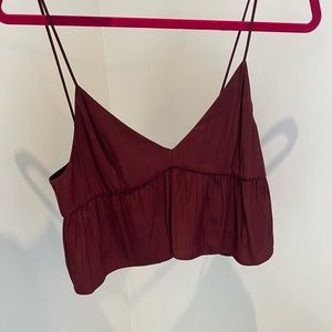Little Moon LOVER Camisole in Burgundy
